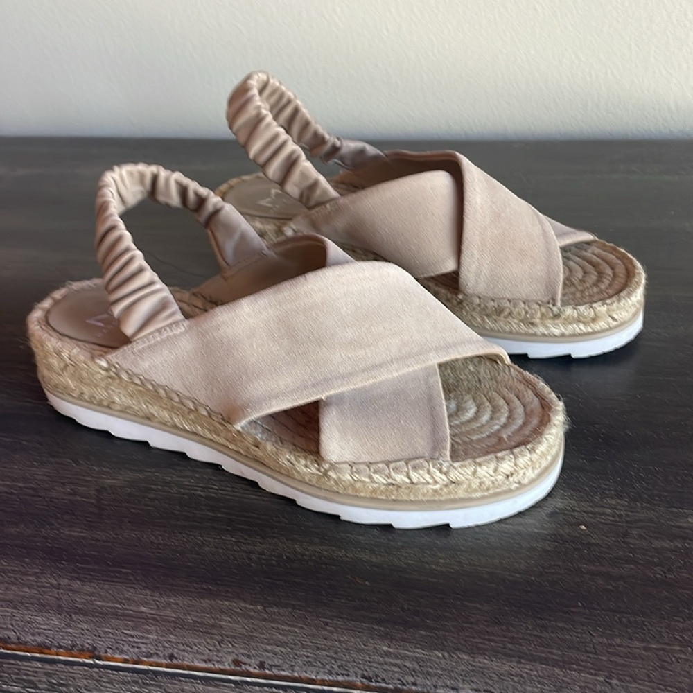 Marc Fisher Light Natural Suede Shoes